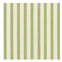 MELOGRANO STRIPE SAGE-PAPER LINEN Guest Towels