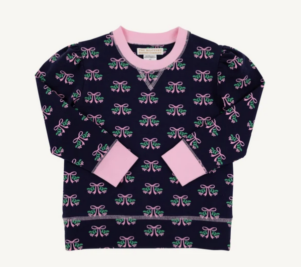 Puff Sleeve Cassidy Comfy Crewneck - Beloved Bows