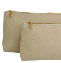 Cosmetic Bag In Linen Small