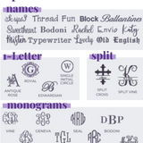 Monogram Photo Memory Book- Nursery Rhyme
