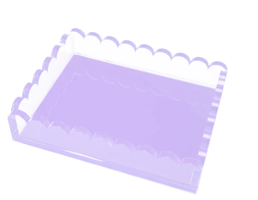 Tara Wilsdon Acrylic Scallop Tray