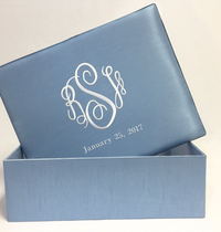 Monogram Wedding or Child Keepsake Box