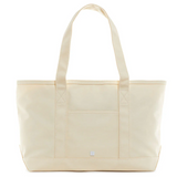 Coated Canvas Midi Tote
