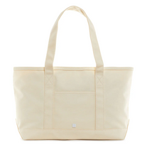 Coated Canvas Midi Tote