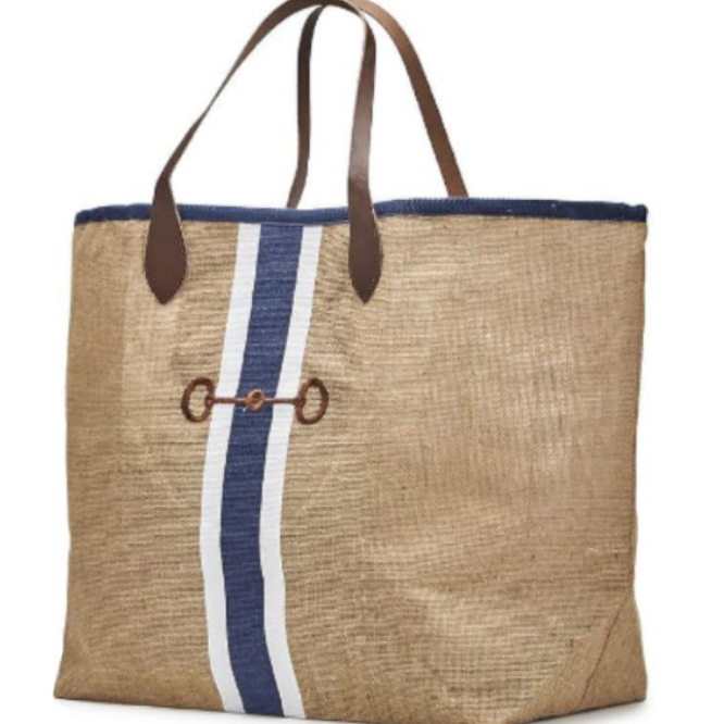 Horse Country Jute Tote