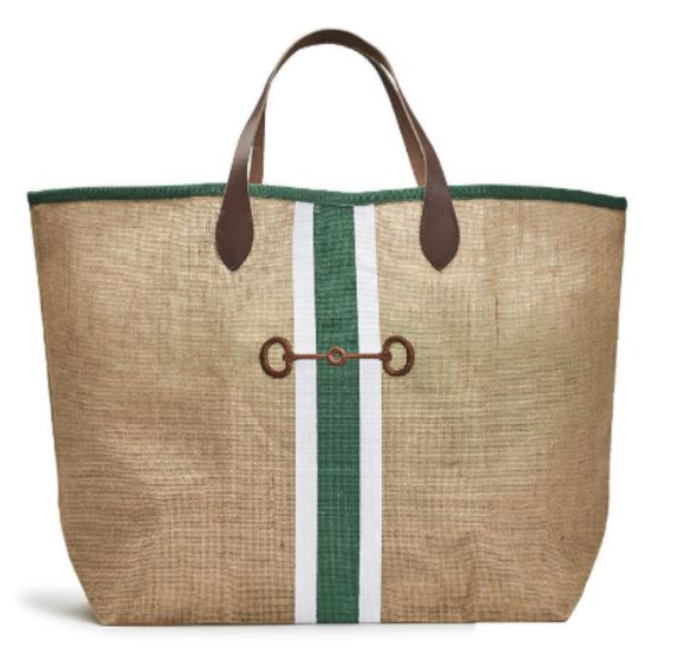 Horse Country Jute Tote