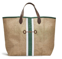 Horse Country Jute Tote