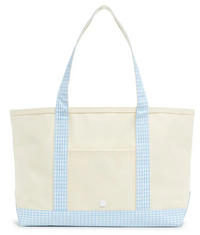Medium Midi Coated Canvas Trim Tote