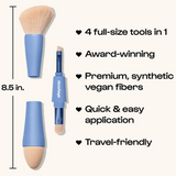 Alleyoop Multi-Tasker 4-in-1 Makeup Brush