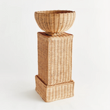CHARLESTON RATTAN PEDESTAL TALL
