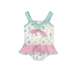Nora Swimsuit - Seahaven Sailboat, Poolside Pink