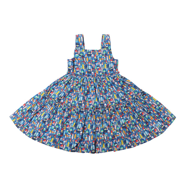 Sloane Dress in Nautical Buoys