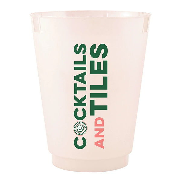Cocktails and Tiles Frosted Cups