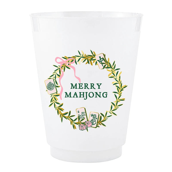 Christmas Gold Foil Frost Cups