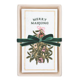 Christmas Ceramic Guest Napkin Tray + Napkins