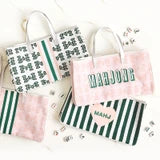 Mahjong Canvas Tote