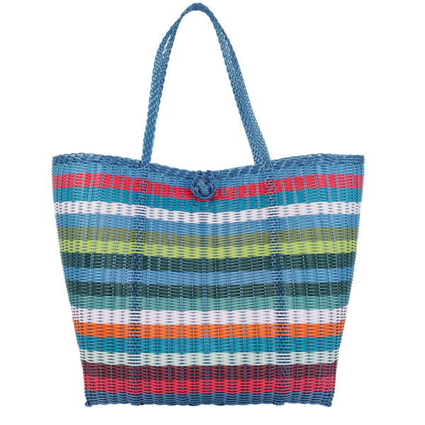 Market Day Multi-Stripe Tote bag