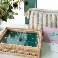GREEN & WHITE HOUSE TILES