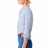 Navy Wash / Wear Forget Me Knot Top - Stripe