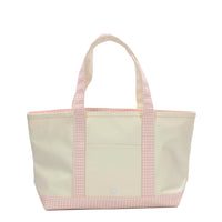 Medium Midi Coated Canvas Trim Tote