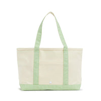 Medium Midi Coated Canvas Trim Tote