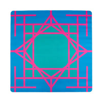 Teal Garden Double Sided Mahjong Mat