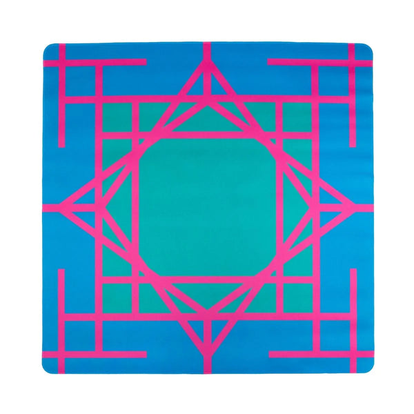 Teal Garden Double Sided Mahjong Mat
