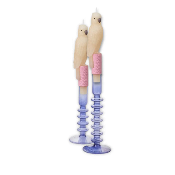 Parrot Taper Candles - Set of 2