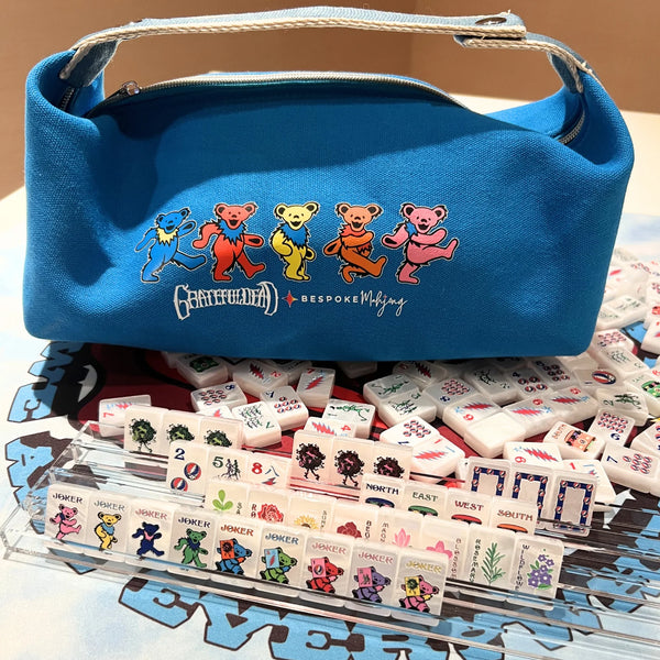 Grateful Dead x Bespoke Mahjong Travel Tiles Kit - COSMIC WHITE PEARL × 1