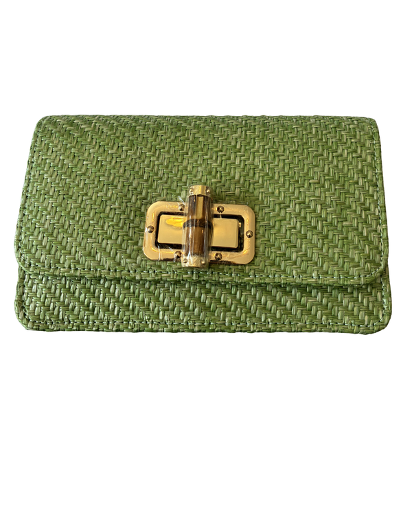 Green Lilly Clutch