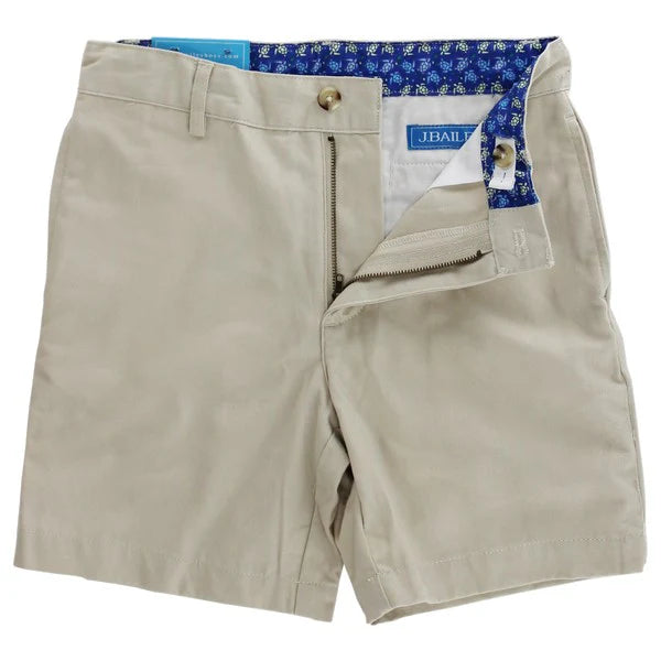 Boys Khaki Twill Shorts