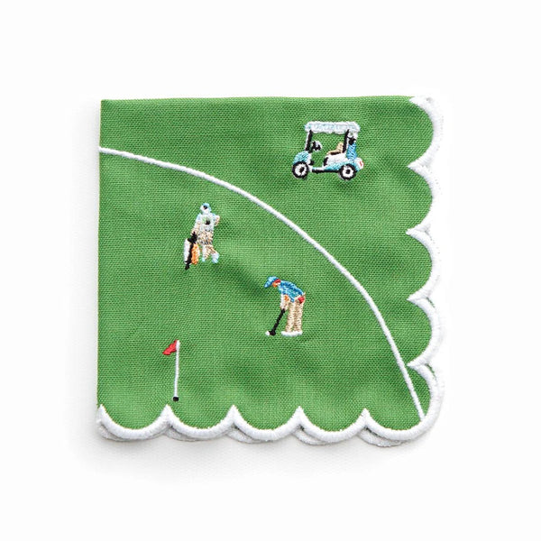 Day at the Golf Course Cocktail Napkin