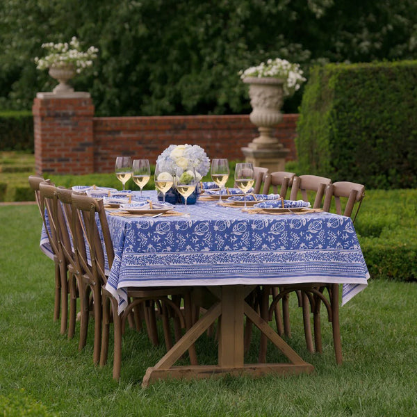 Pomegranate Blue Tablecloth