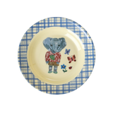 Melamine Kids Bowl | Nathalie Lété Blue Print - 8.4oz