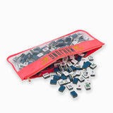 Hot Coral Pagoda Mahjong Bag