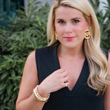 Spencer Earring - Brushed Gold