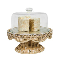 Provence Rattan - Cake Stand Whitewash