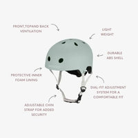 BANWOOD ECORIDE PACK - SCOOTER & HELMET - CLAY