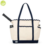 Scalloped Tennis Tote
