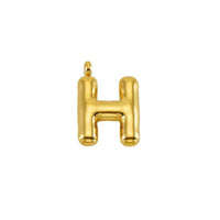Puffy Gold Letter Pendant