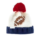 Football Bobble Hat (Baby, Toddler, Kid)