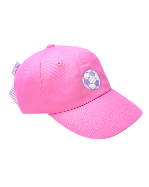 Soccer Bow Baseball Hat