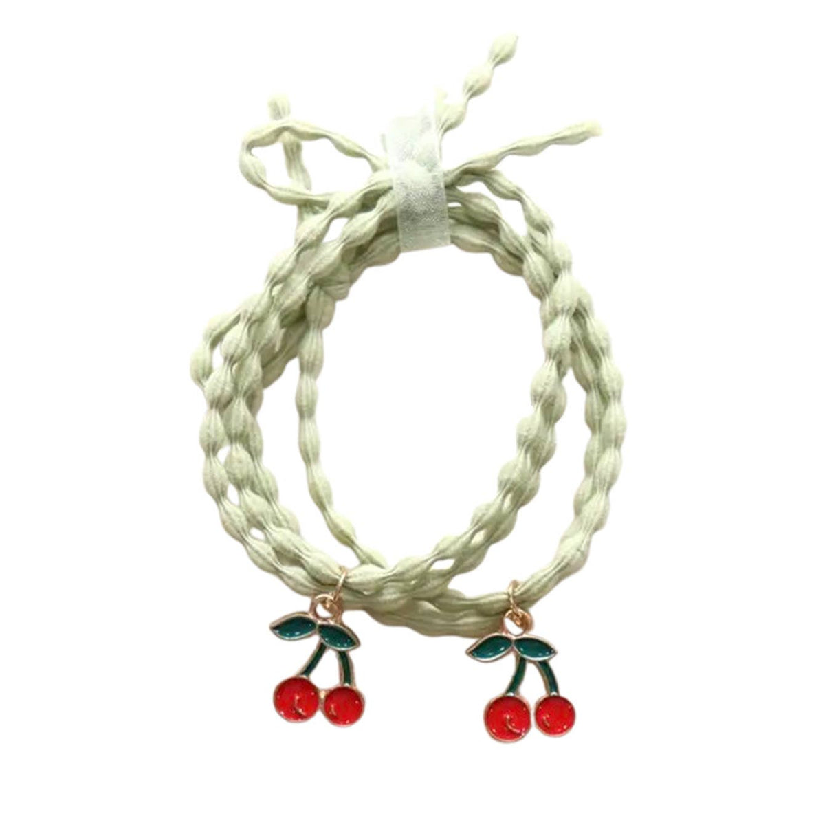 Hair Elastic Bracelet - Cherries