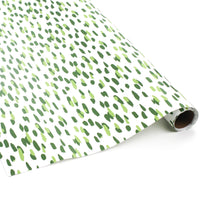 Green Brushstroke Gift Wrapping Paper