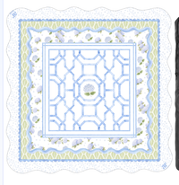 Hamptons Hydrangea Mahjong Mat | The House of Hydrangea Coll