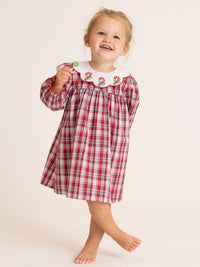 Candy Cane Plaid Dress