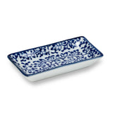 Blue/White Small Rectangle Dish-6Asst-3.5"L-1472