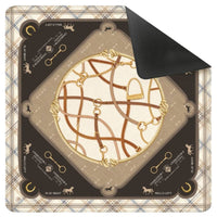 NEW NEOPRENE Saddles & Silk Mahjong Mat | Equestrian