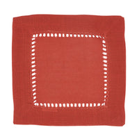 Poly Hemstitched Cocktail Napkin