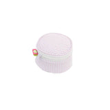 3" Pink Seersucker Mini Button | Mint